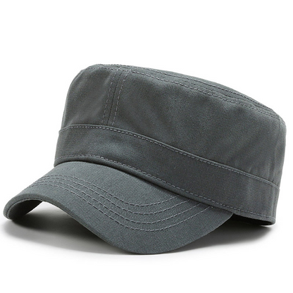 Flat Top Sun Visor — Washed Cotton