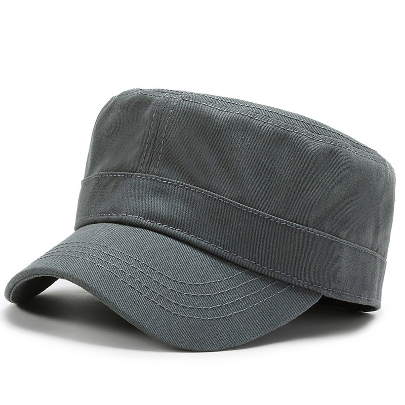 Flat Top Sun Visor — Washed Cotton