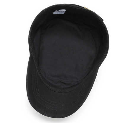 Flat Top Sun Visor — Washed Cotton